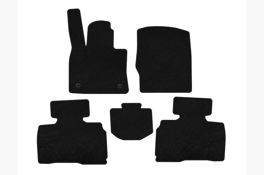 Ford Explorer 2019- Covorase textile Deluxe (2 randuri, 7 locuri, negru) Image