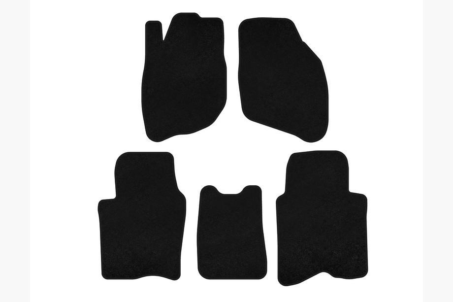 Honda City 2002-2008 Covorase textile Deluxe (SD, Negru) Image