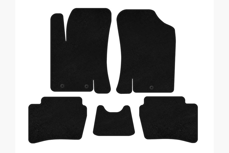 Hyundai I-20 2008-2012 Covorase textile Deluxe (HB, Negru) Image