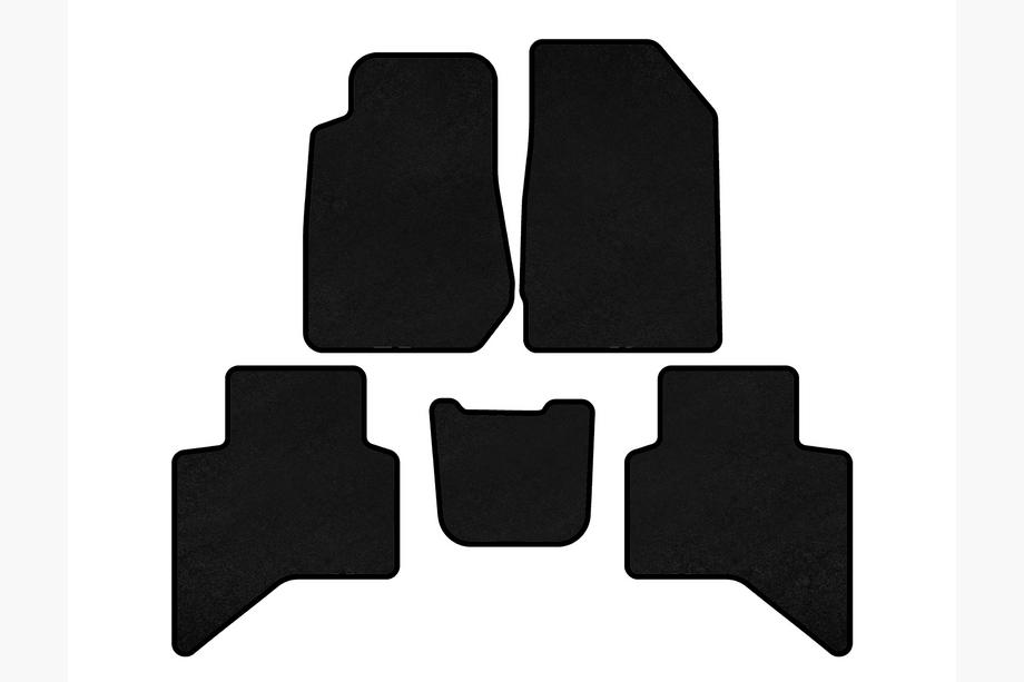 Isuzu D-Max 2019- Covorase textile Deluxe (Negru) Image