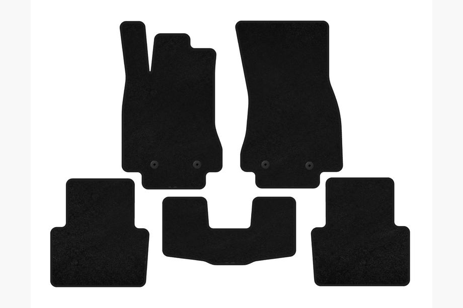 Jaguar XF 2009-2016 Covorase textile Deluxe (Negru) Image