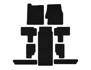 Kia Carnival 2002-2013 Covorase textile Deluxe (Set complet, Negru) foto 1