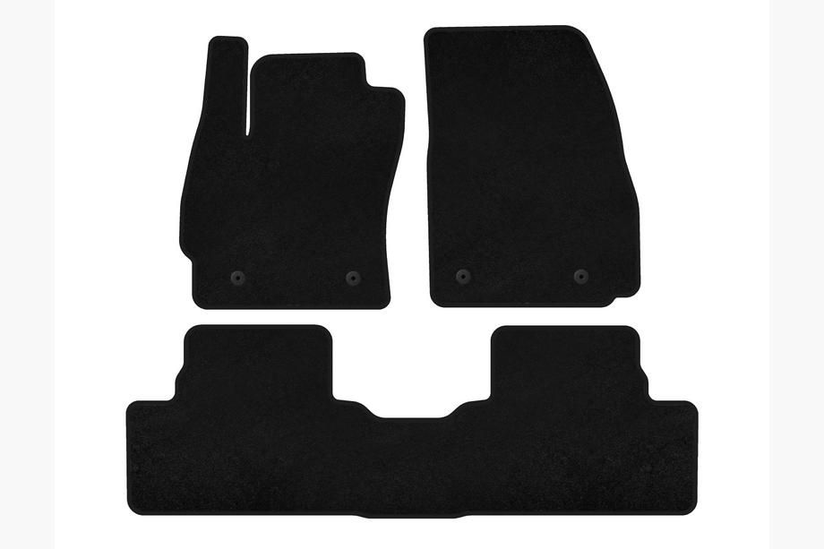 Mazda 5 2010-2018 Covorase textile Deluxe (2 randuri, Negru) Image