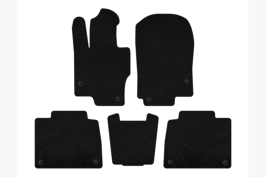 Mercedes GLE W167 2018- Covorase textile Deluxe (Negru) Image