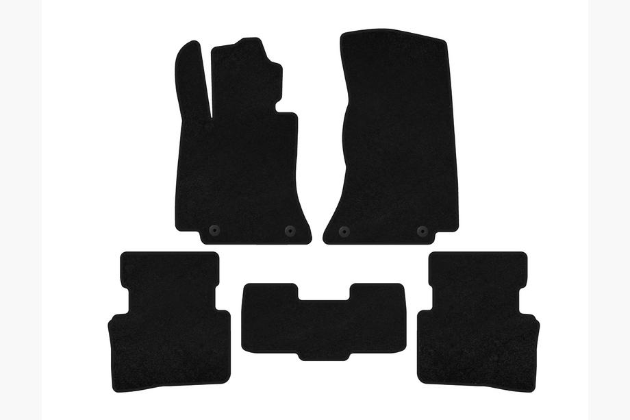 Mercedes C-class W206 2022- Covorase textile Deluxe (SD, Negru) Foto 1
