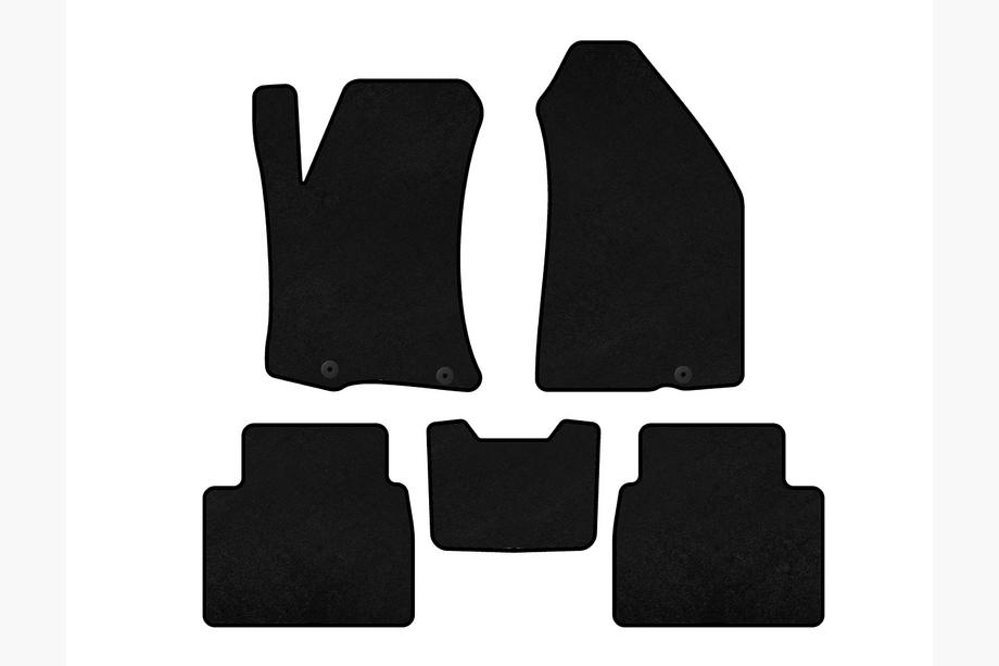 Nissan Altima 2012-2018 Covorase textile Deluxe (SD, Negru) Image