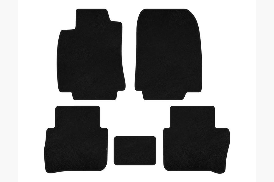 Nissan Tiida 2011-2014 Covorase textile Deluxe (HB, Negru) Foto 1