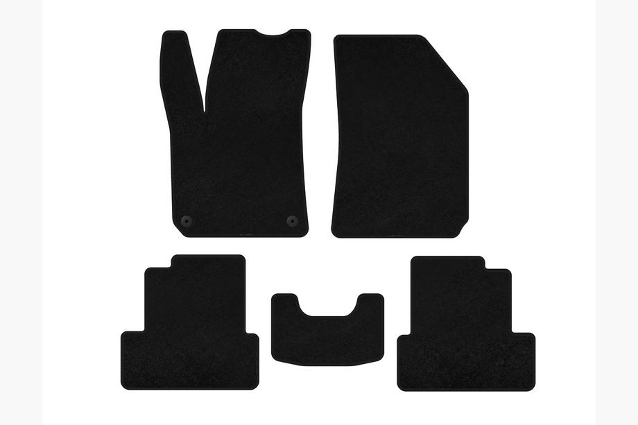 Peugeot 308 2014-2021 Covorase textile Deluxe (Negru, HB) Image