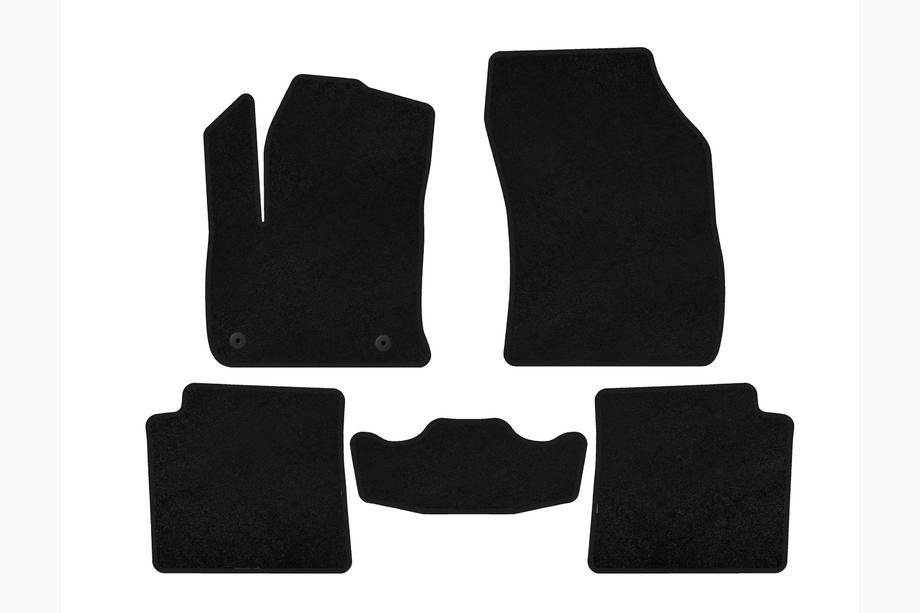Peugeot 2008 2019- Covorase textile Deluxe V1 (Electric, Negru) Image