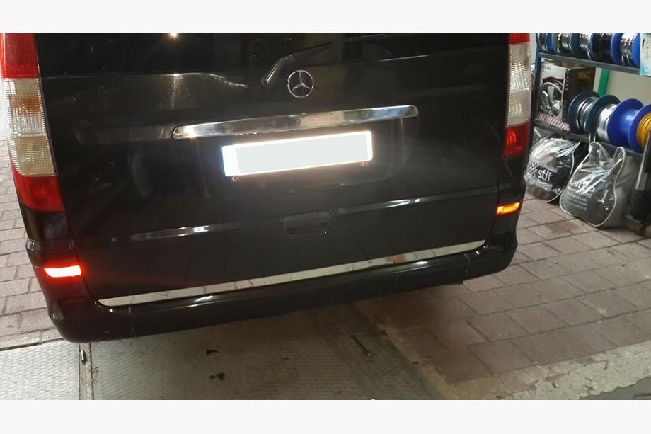 Mercedes Vito W639 2004-2014 Ornament Capac Portbagaj Otel Inoxidabil Foto 7