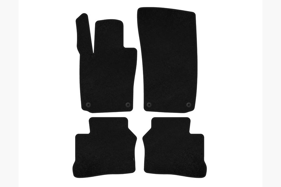 Porsche Panamera 2009-2016 Covorase textile Deluxe (2009-2013, Coupe, 4 usi, Negru) Foto 1