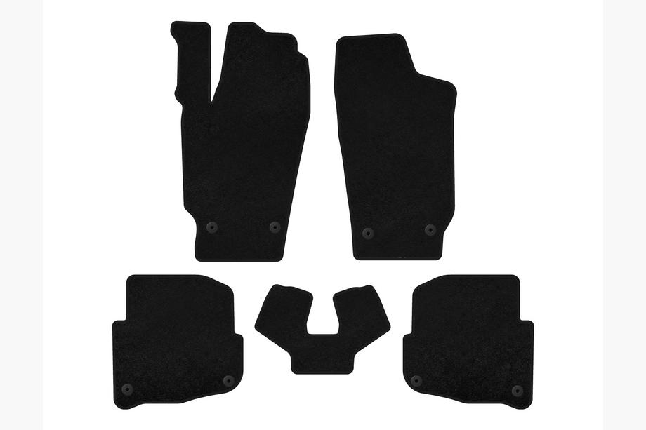 Skoda Fabia 2000-2007 Covorase textile Deluxe (SD, Negru) Image