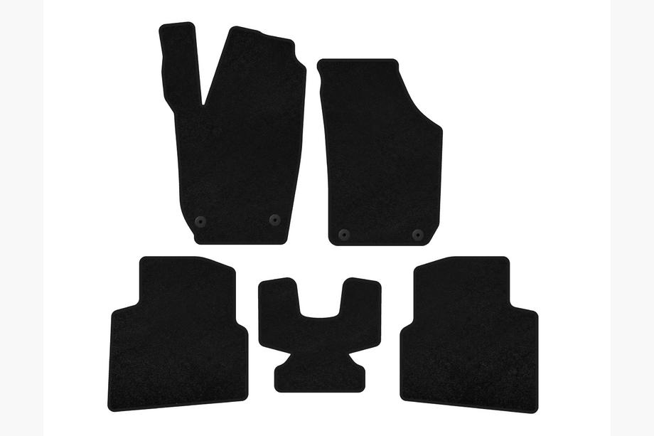Skoda Roomster 2006-2015 Covorase textile Deluxe (Negru) Image