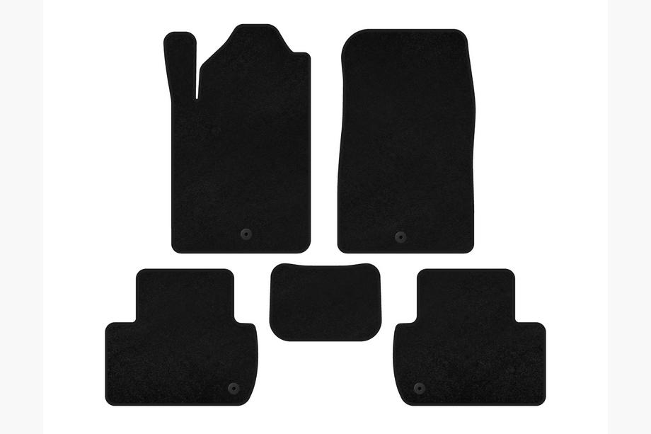SsangYong Rexton I 2001-2017 Covorase textile Deluxe (Negru) Image