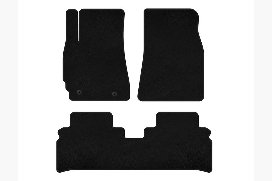 Toyota Highlander 2000-2008 Covorase textile Deluxe (Negru) Image