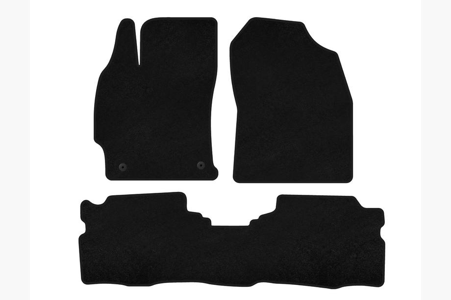 Toyota Prius 2015-2022 Covorase textile Deluxe (LB, Hybrid, Negru) Foto 1