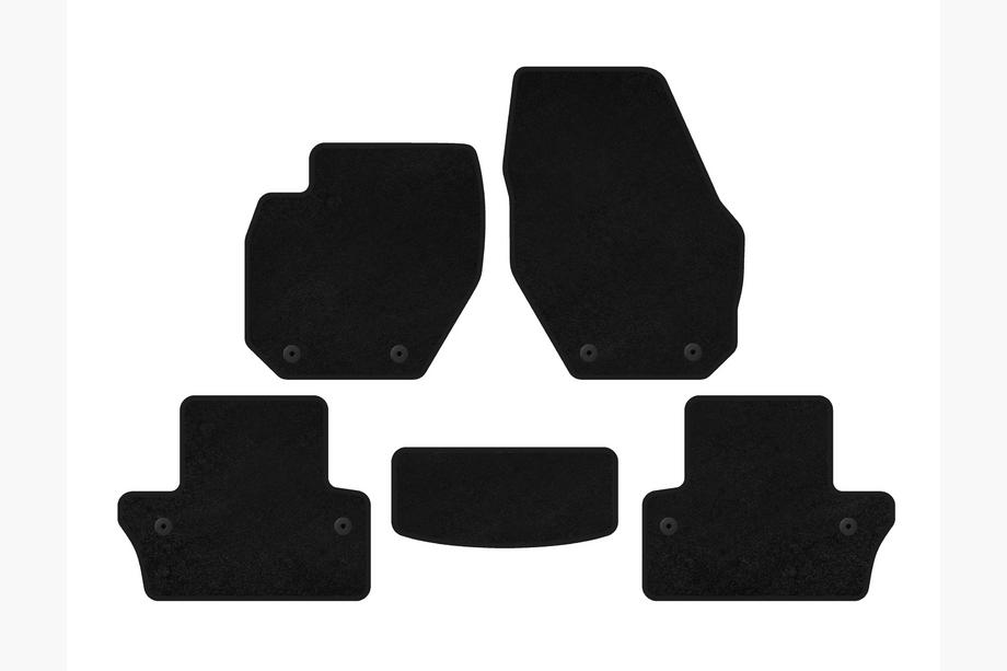 Volvo V60 2011-2018 Covorase textile Deluxe (SW, Negru) Image