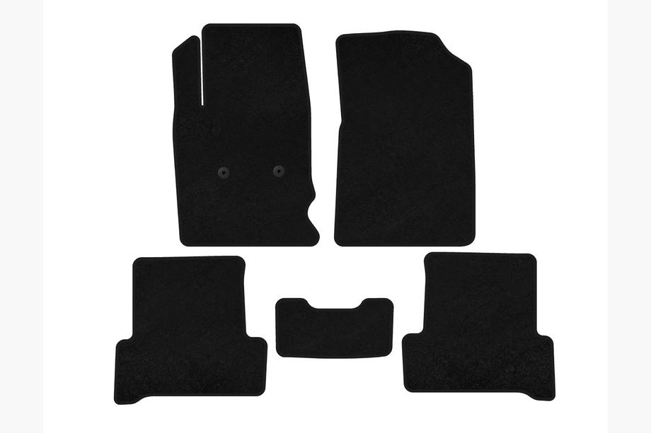 Chevrolet Colorado 2012–2022 2012-2022 Covorase textile Deluxe (Negru) Image