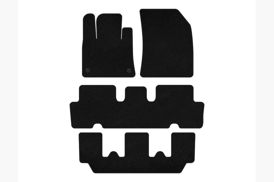 Citroen C-4 Picasso 2013–2022 Covorase textile Deluxe V1 (3 randuri, negru) Foto 1