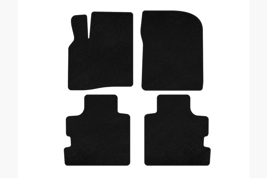 Chrysler Pacifica 2004-2008 Covorase textile Deluxe (Negru) Image
