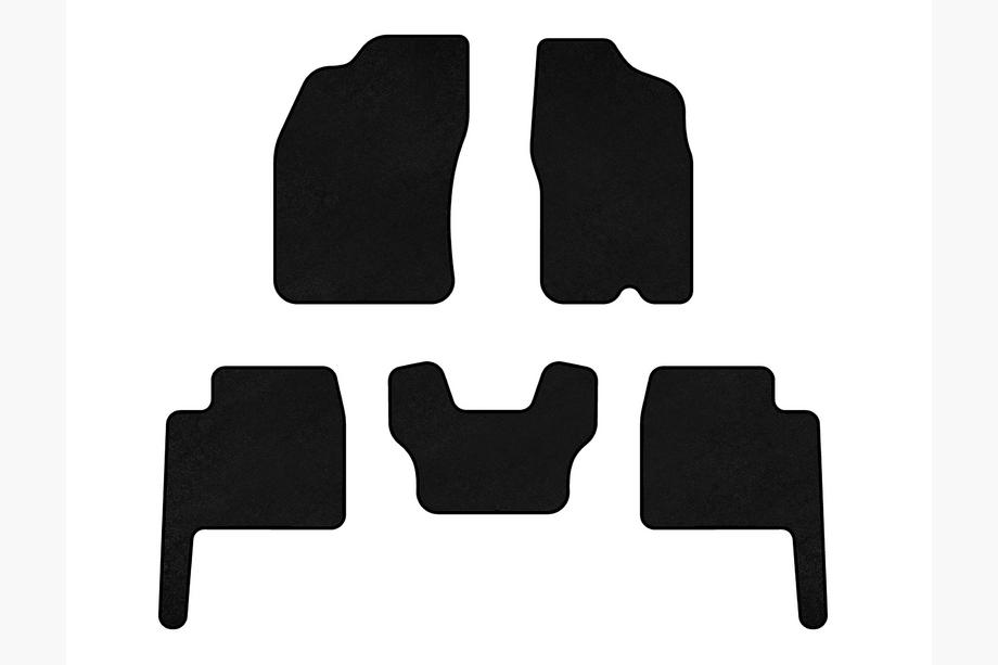 Dodge Durango 2004-2009 Covorase textile Deluxe (Negru) Image
