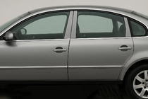 Volkswagen Passat B5 1997-2005 Ornamente Stalpi Usa din Otel Inoxidabil (6 buc) foto 1