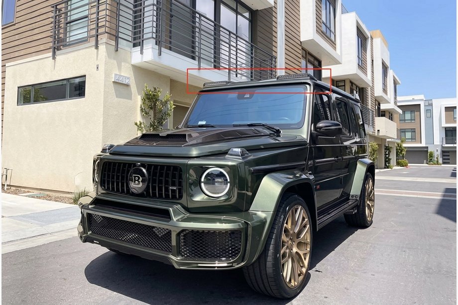 Mercedes G class W463 2018-2024 Spoiler BRB-Design (Carbon) Image