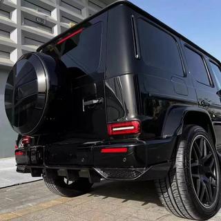 Difuzor bara spate V2 pentru G63 AMG, Carbon foto 4