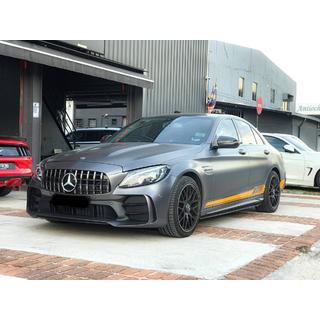 Body kit cu difuzor spate (design Black Mamba C63GT) foto 1