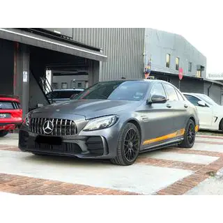 Body kit cu difuzor spate (design Black Mamba C63GT) foto 1
