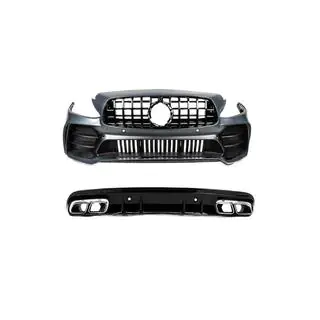 Body kit cu difuzor spate (design Black Mamba C63GT) foto 3