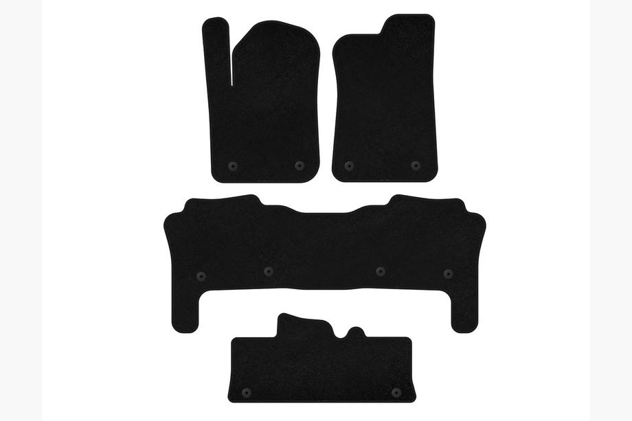 Infiniti QX56 2010-2013 Covorase textile Classic (3 randuri, negre) Foto 1