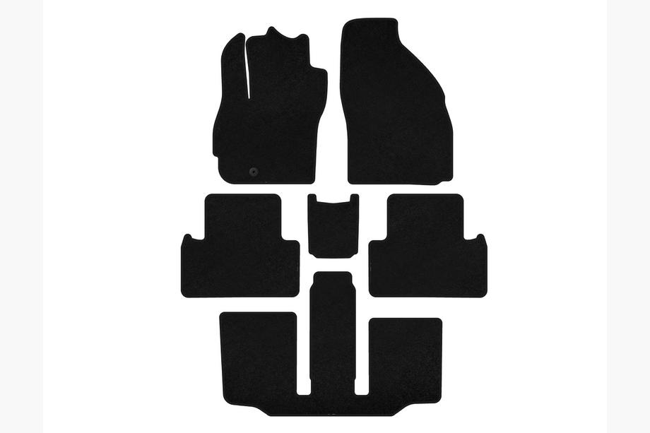Mazda 5 2005-2009 Covorase textile Premium (3 randuri, 7 locuri, Negru) Foto 1