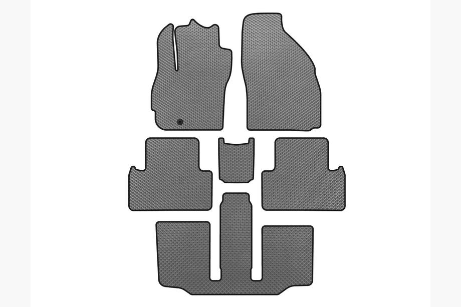 Mazda 5 2005-2009 Covorase EVA (3 Randuri, 7 Locuri, Gri) Image