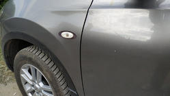 Nissan Qashqai 2010-2014 Rama semnalizare (2 buc, inox) foto 2