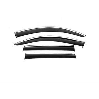 Deflectoare geamuri cu ornament cromat Niken Luxury (4 buc) foto 1