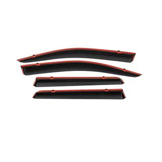Deflectoare geamuri cu ornament cromat Niken Luxury (4 buc) foto 3