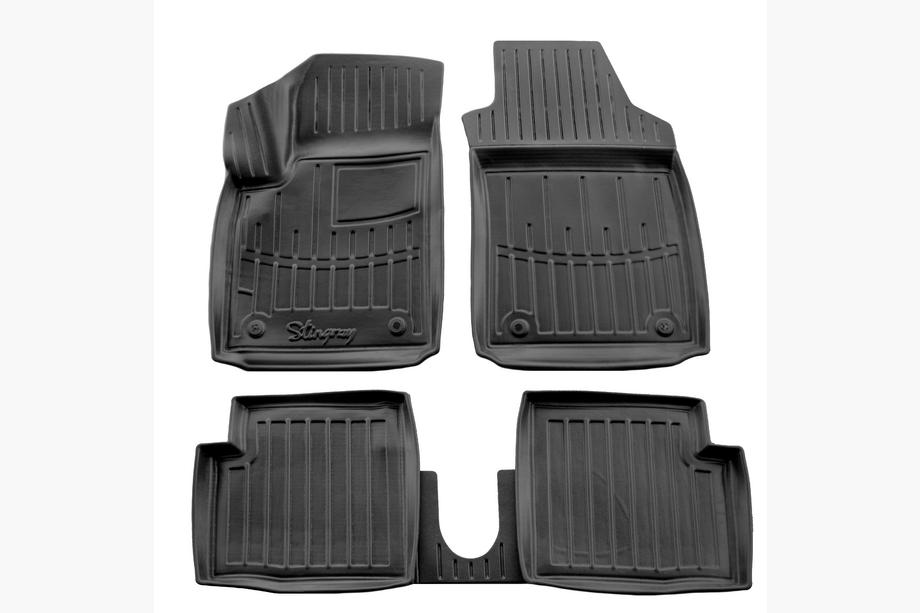 Fiat 500/500L 2013-2022 Covorase Cauciuc Stingray 3D (Pentru Fiat 500, Europe, 5 buc) Foto 1