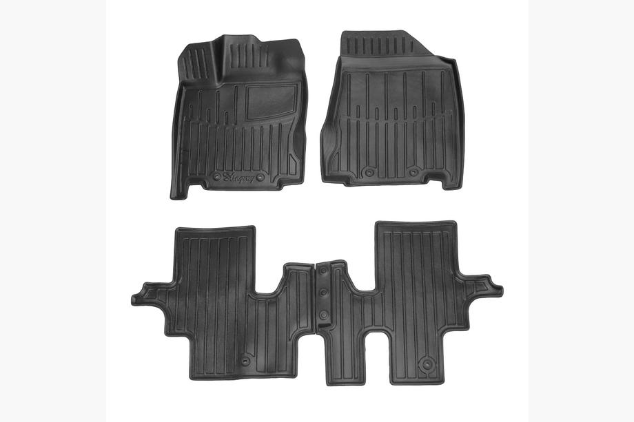 Infiniti QX60 2016-2021 Covorase Cauciuc Stingray 3D (7 Locuri, Set 4 buc) Image