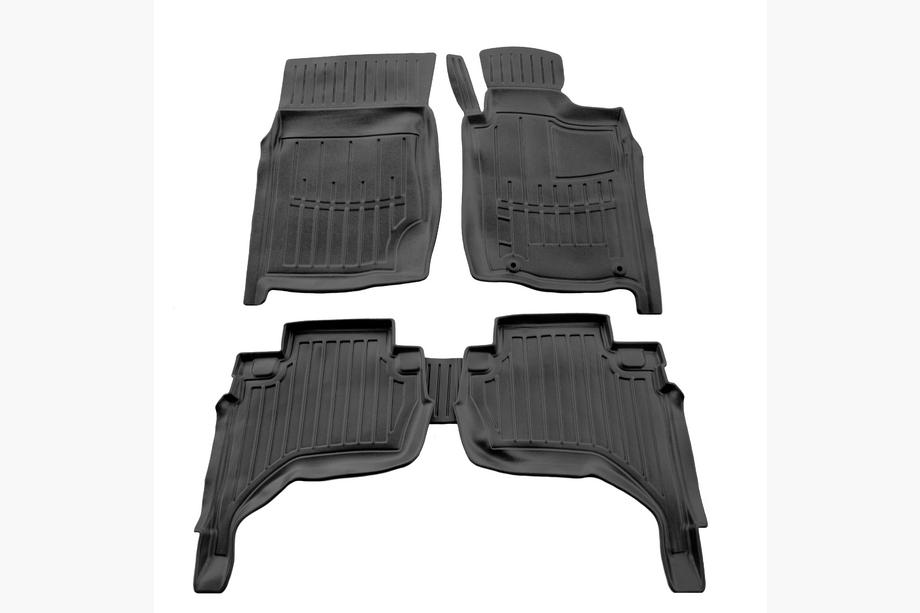Mitsubishi L200 2006-2015 Covorase cauciuc Stingray 3D Volan pe dreapta, set 5 buc Foto 1