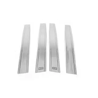 Capace stalpi cromate (4 buc, inox) foto 3