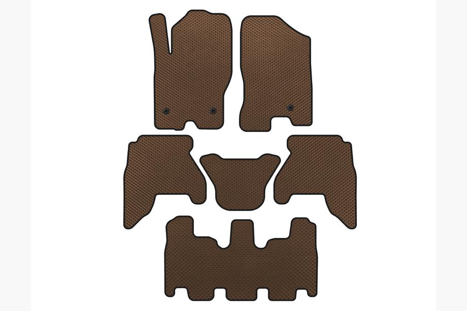Nissan Pathfinder R51 2005-2014 Covorase EVA (3 randuri, Maro, 2010-2014) Foto 1