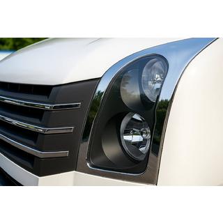 Capace faruri (2 buc, Otel inoxidabil) Volkswagen Crafter 2006-2016 foto 4