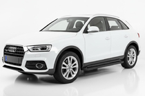 Audi Q3 2011-2019 Praguri Laterale Allmond Black (2 buc, Aluminiu) foto 1