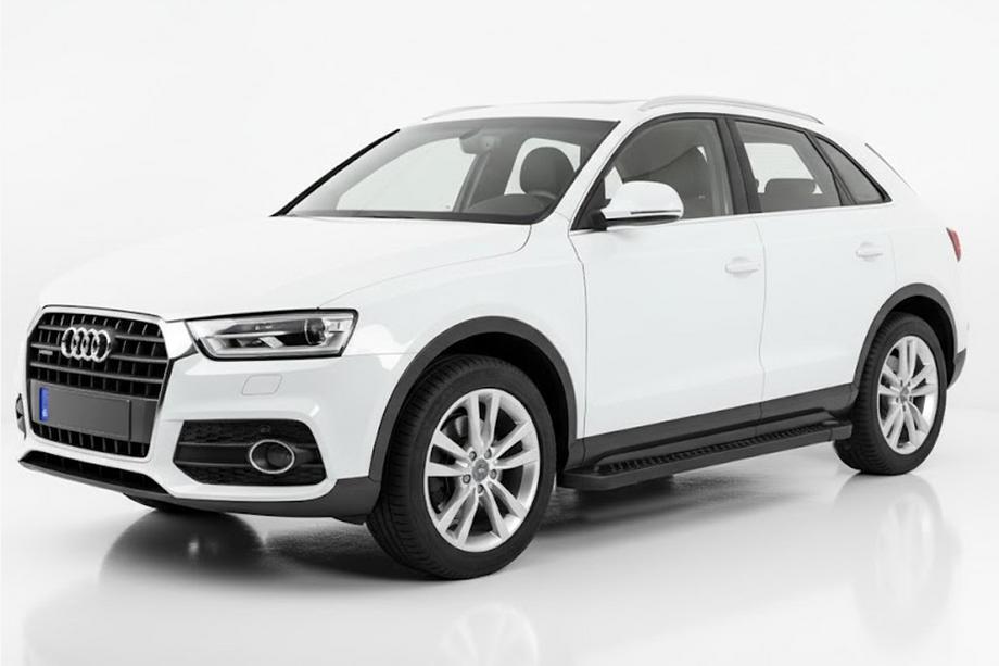 Audi Q3 2011-2019 Praguri Laterale Allmond Black (2 buc, Aluminiu) Image