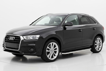 Audi Q3 2011-2019 Praguri Laterale Maydos V1 (2 buc, Aluminiu si Otel Inoxidabil) foto 1
