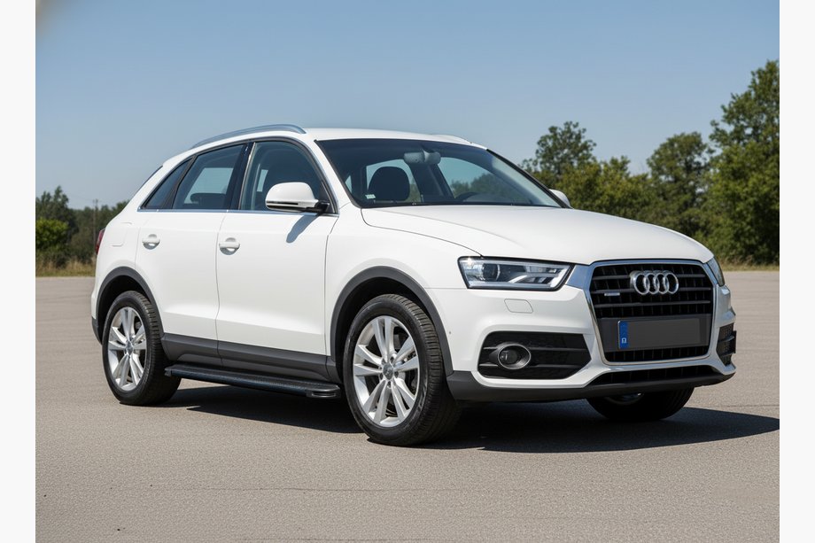 Audi Q3 2011-2019 Praguri Laterale RedLine Black (2 buc, Aluminiu) Image