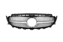 Mercedes E-class coupe C238 2016-2024 Grila Fata Diamond Silver (pentru Avantgarde/AMG-Line/E43 AMG/E53 AMG 2016-2020) Fara suport camera foto 2