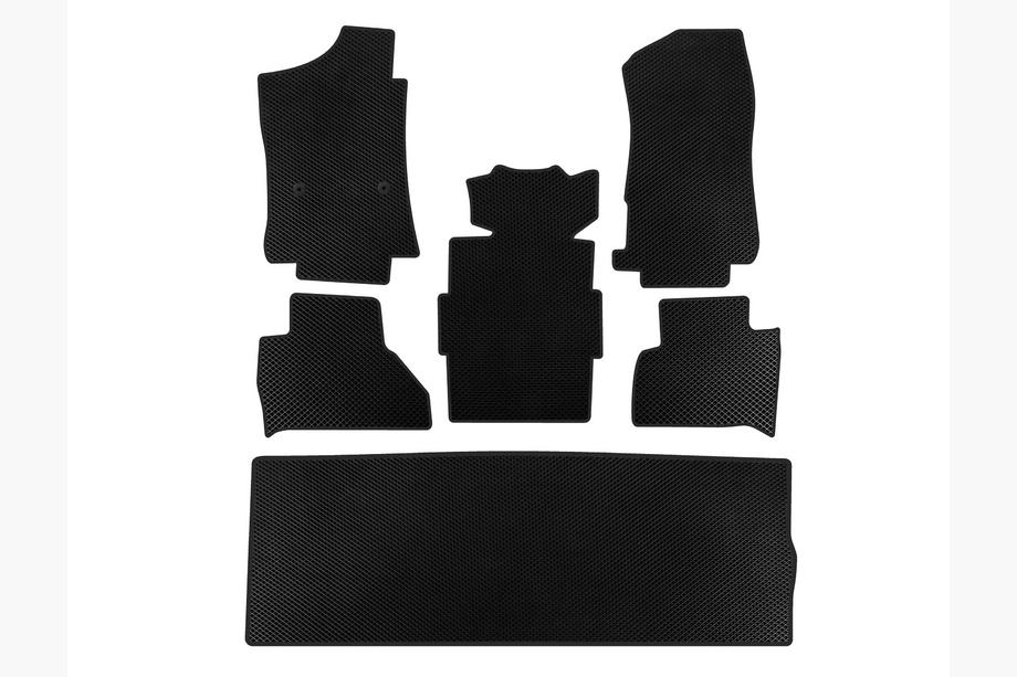 Cadillac Escalade 2014-2020 Covorase EVA (3 Randuri, Negru) Image