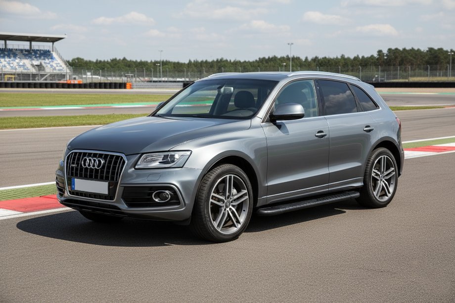 Audi Q5 2008-2017 Praguri Laterale Bosphorus Black (2 buc, Aluminiu) Image